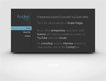Tablet Screenshot of andreipolgar.com